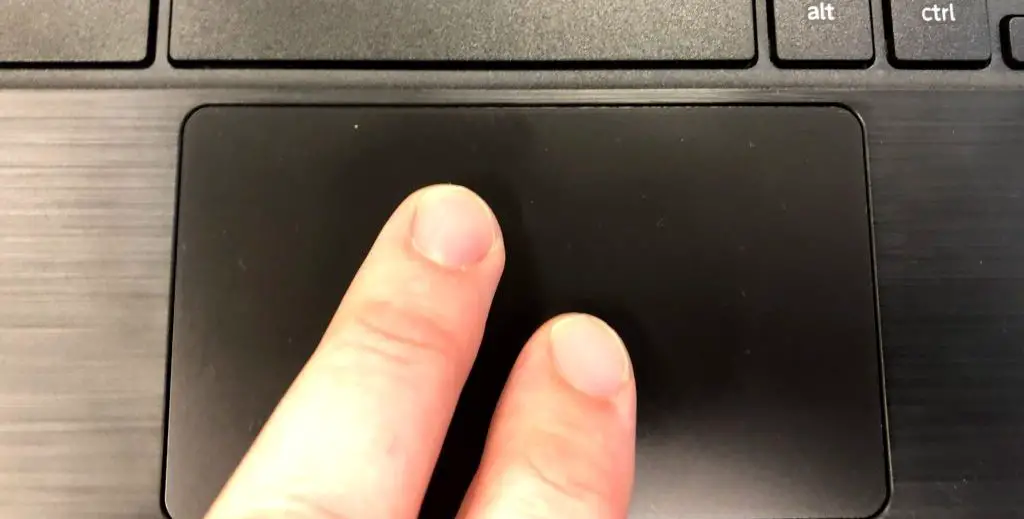 Chromebook Touchpad 2 finger rick-click